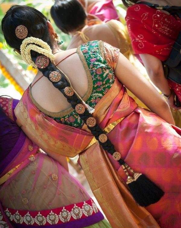 Bride in Fabulous Wedding Blouse - Saree Blouse Patterns