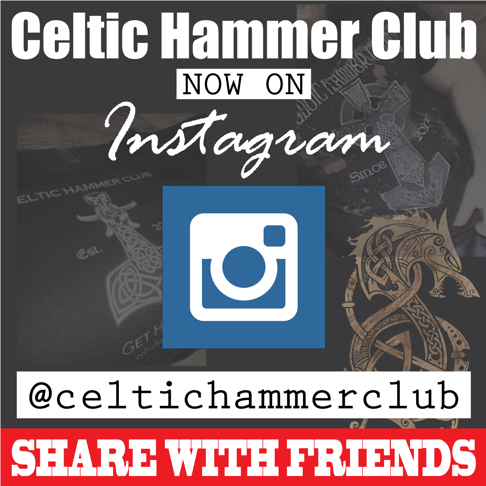 Follow Celtic Hammer Club on Instagram