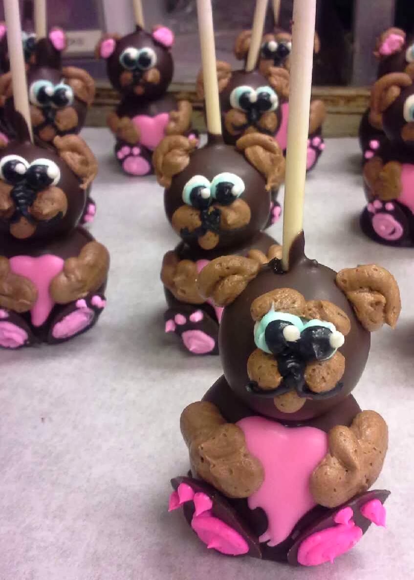 Leah�s Crazy Cake Lab Adorable Teddy Bear Cake Pops