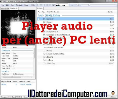 foobar player audio