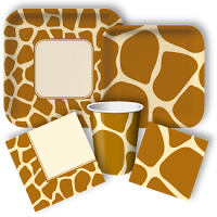 giraffe party supplies