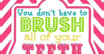 Blue Skies Ahead: Brush Your Teeth Printable!