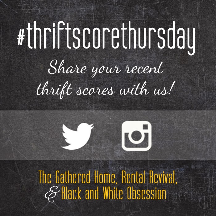 #thriftscorethursday Week 20 | Trisha from Black and White Obsession, Brynne's from The Gathered Home, and Megan from Rental Revival #thriftscorethursday Week 20 | Trisha from Black and White Obsession, Brynne's from The Gathered Home, and Megan from Rental Revival