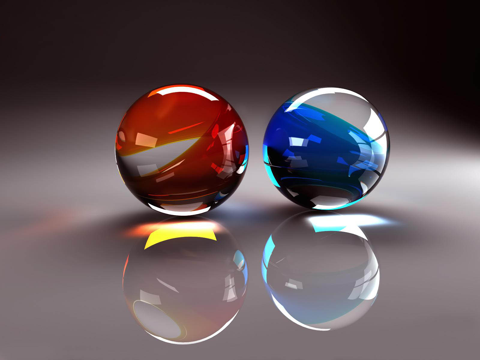 wallpapers: Glass Balls Desktop Backgrounds