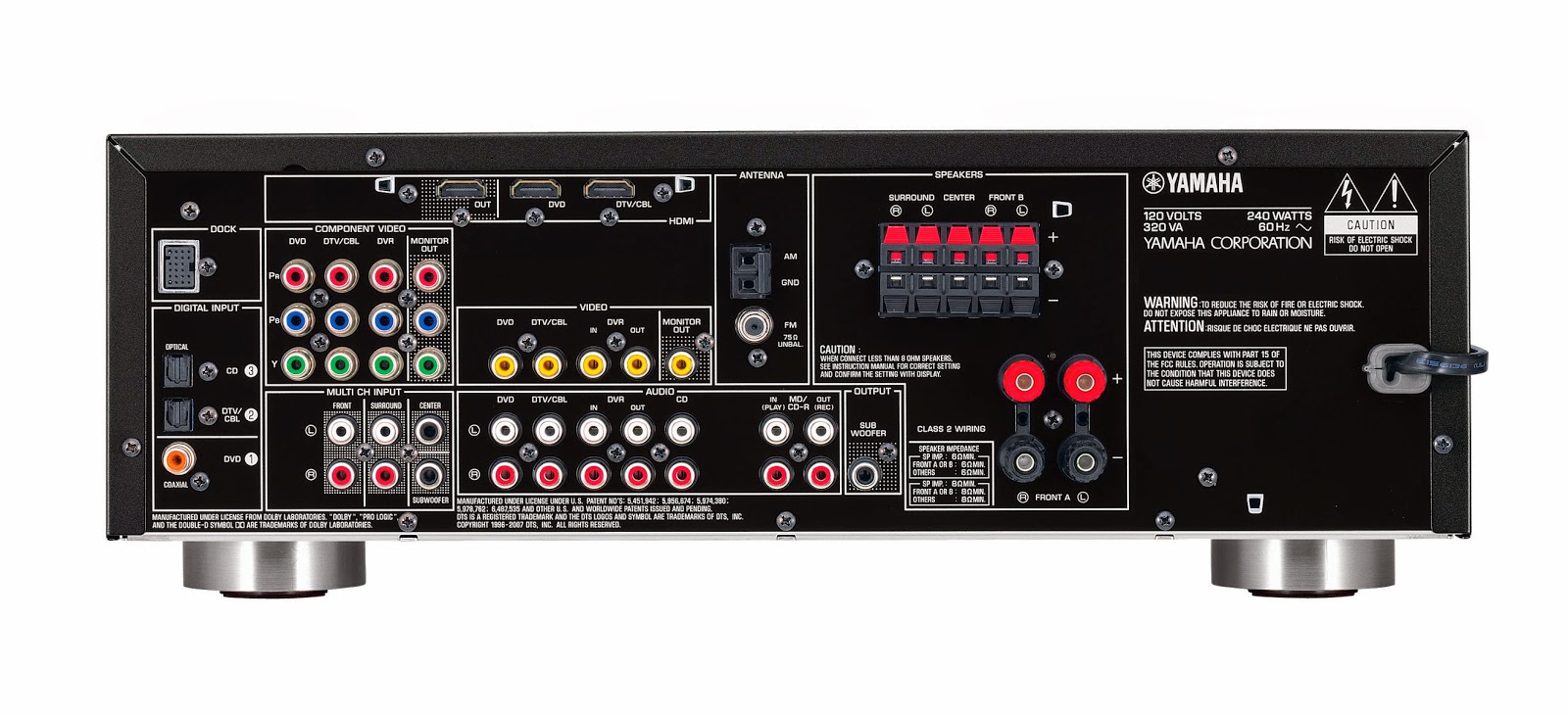 Yamaha HTR-6130 - AV Receiver | AudioBaza