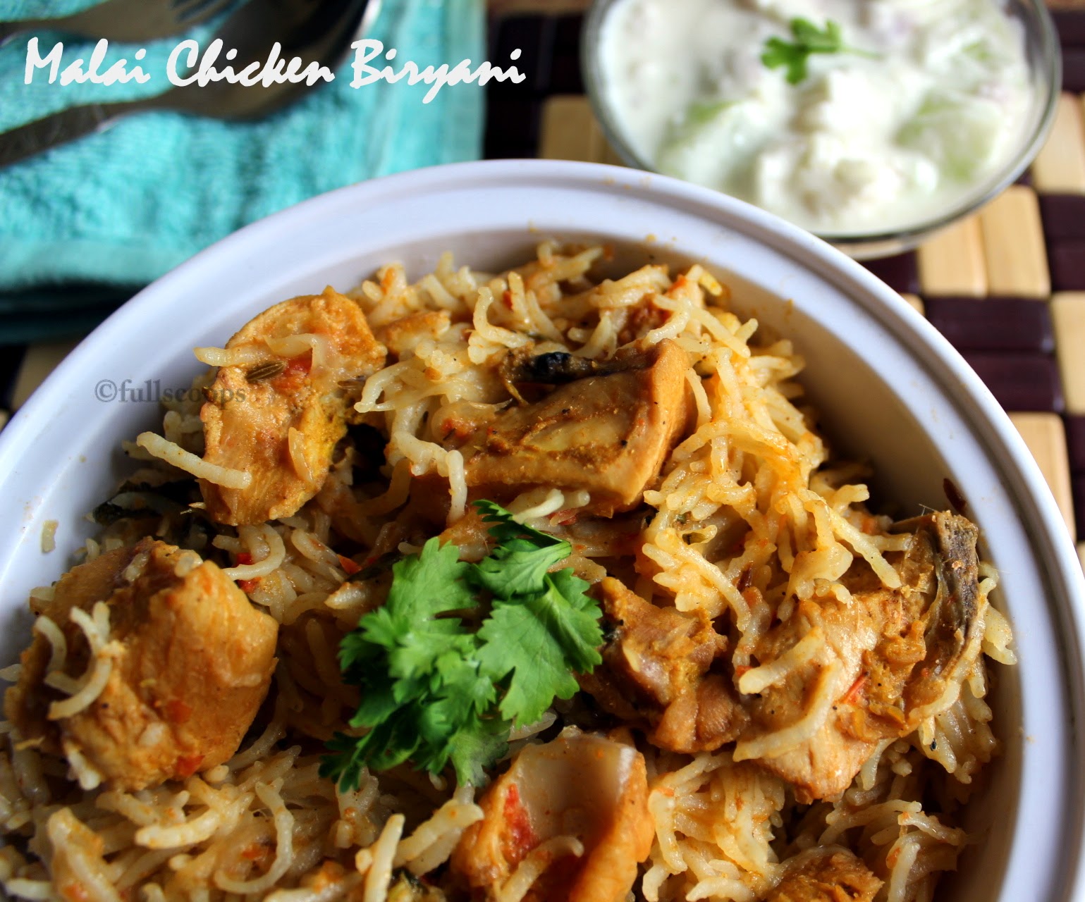 Malai Chicken Biryani Full Scoops A food blog with easy,simple