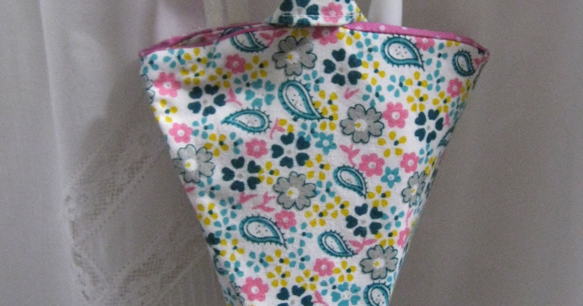 Vicki's Fabric Creations Hanging Folded Fabric Scissor PouchTutorial
