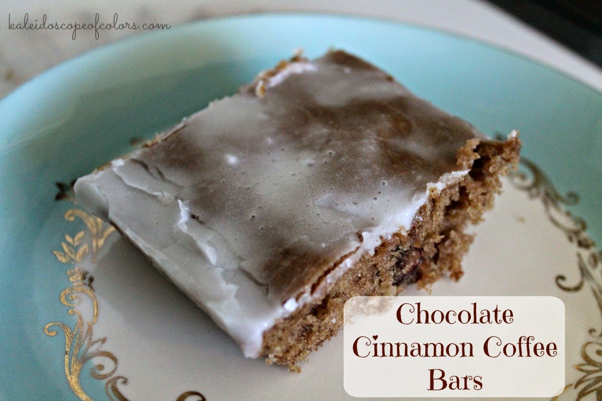 Kaleidoscope of Colors Chocolate Cinnamon Coffee Bars