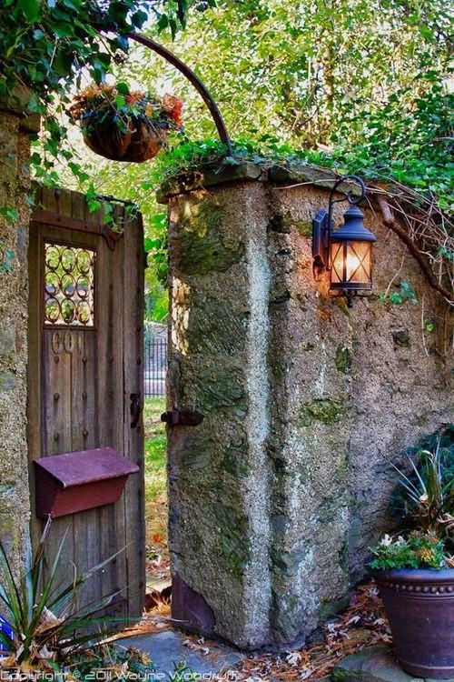 Garden Door, French Countryside Backyards Click