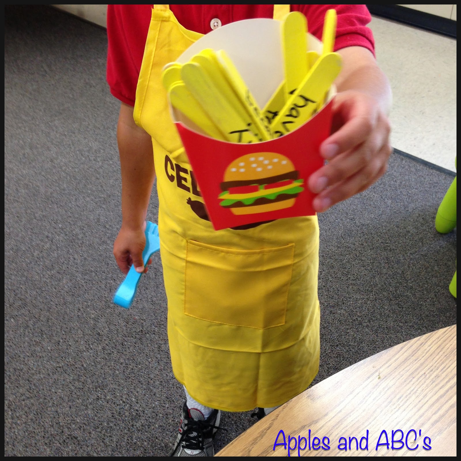 French Fry Sight Word Activity! Apples & ABC's