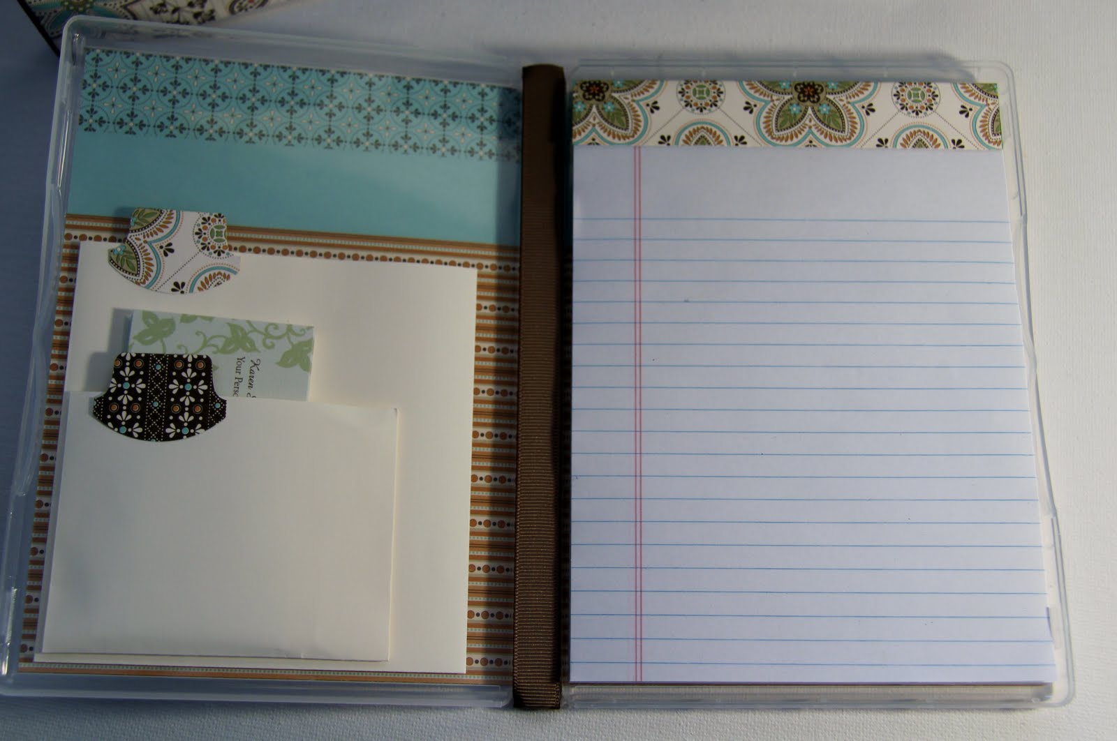 Stampin' By The Bay Notepad Holders using ClearMount Stamp Cases