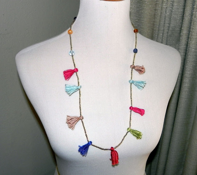 Smart n Snazzy DIY Bead n Tassel Necklace