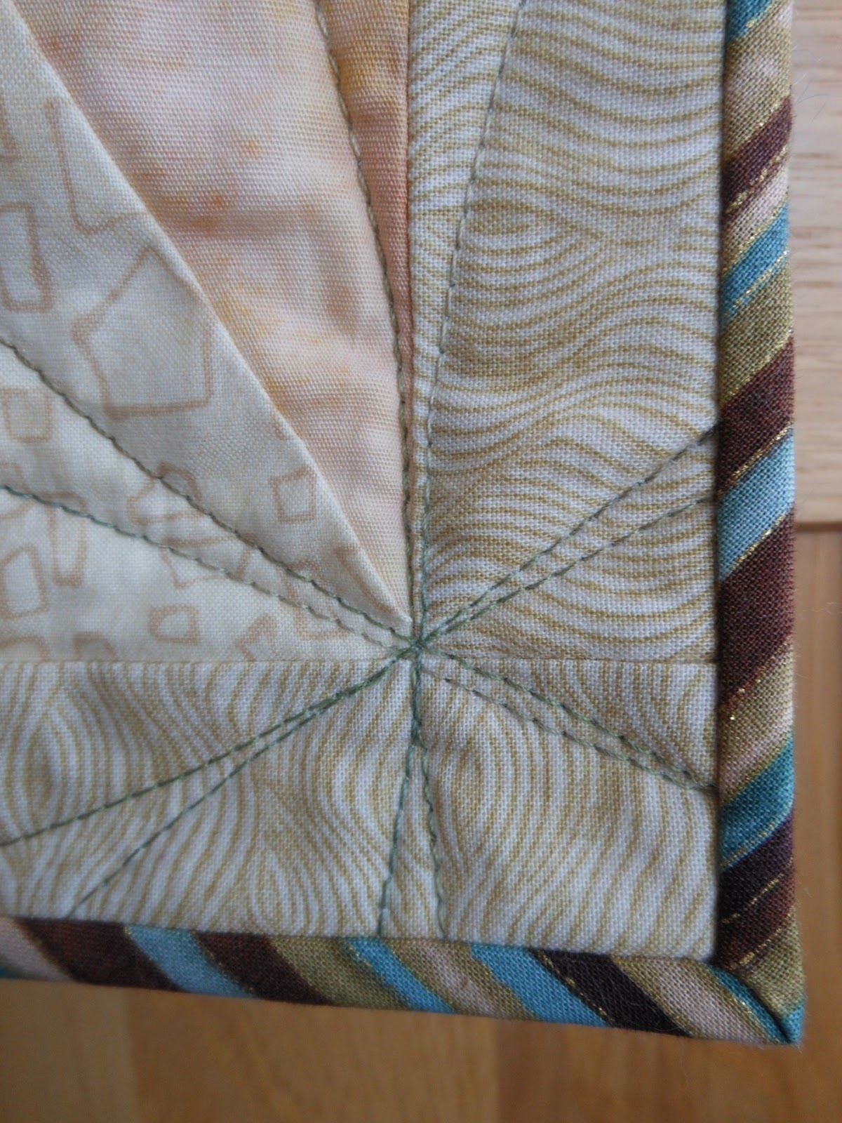 Quilting After Dark Star of David finished!