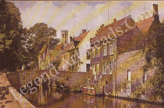 Bruges Although Van Eyck was attached to the court at Lille, he also worked at Philip the Good's other residences including the one at Bruges — the city where he eventually settled as a family man Bruges Although Van Eyck was attached to the court at Lille, he also worked at Philip the Good's other residences including the one at Bruges — the city where he eventually settled as a family man