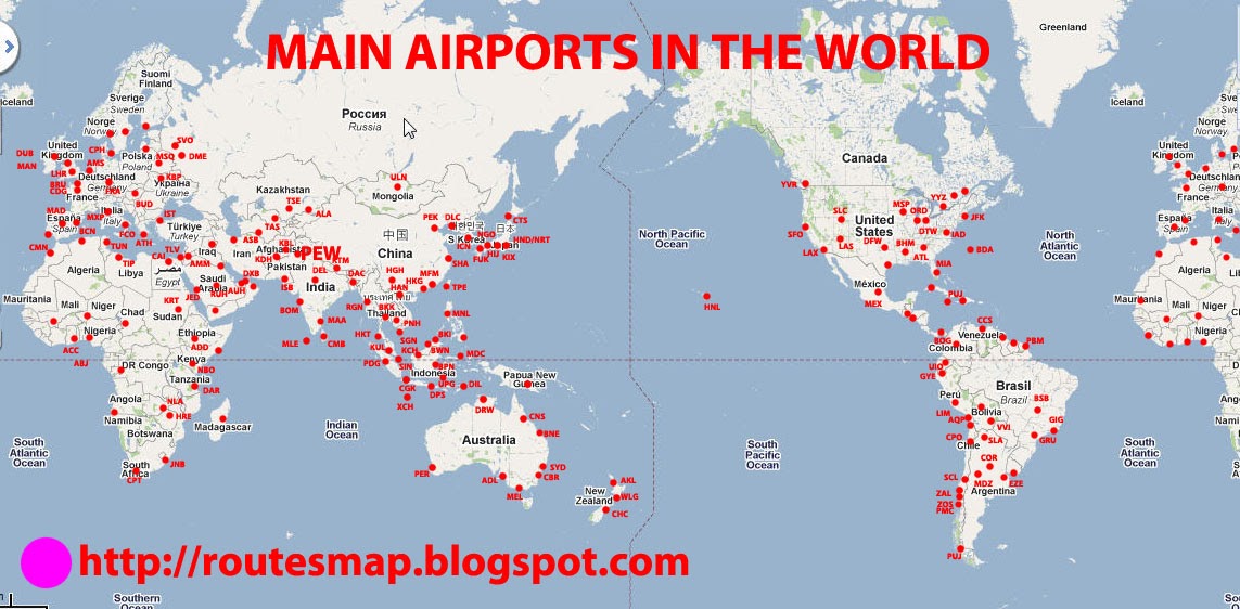 airlines and airports information List of Airports in the World