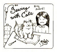 Sewing With Cats Blog Award