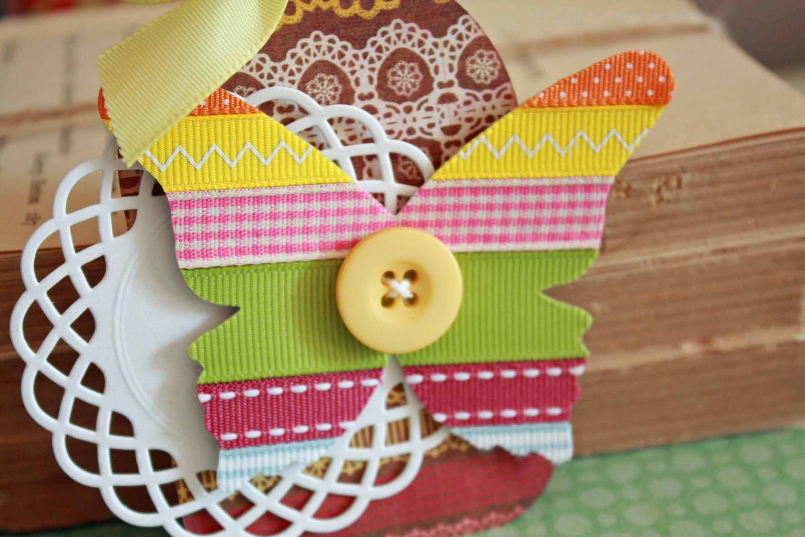 Tips and Techniques ribbon butterflies (and using up those ribbon scraps)