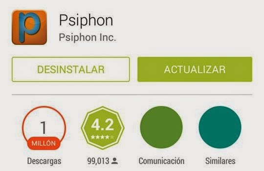 Internet Gratis Android con Psiphon Octubre 2014