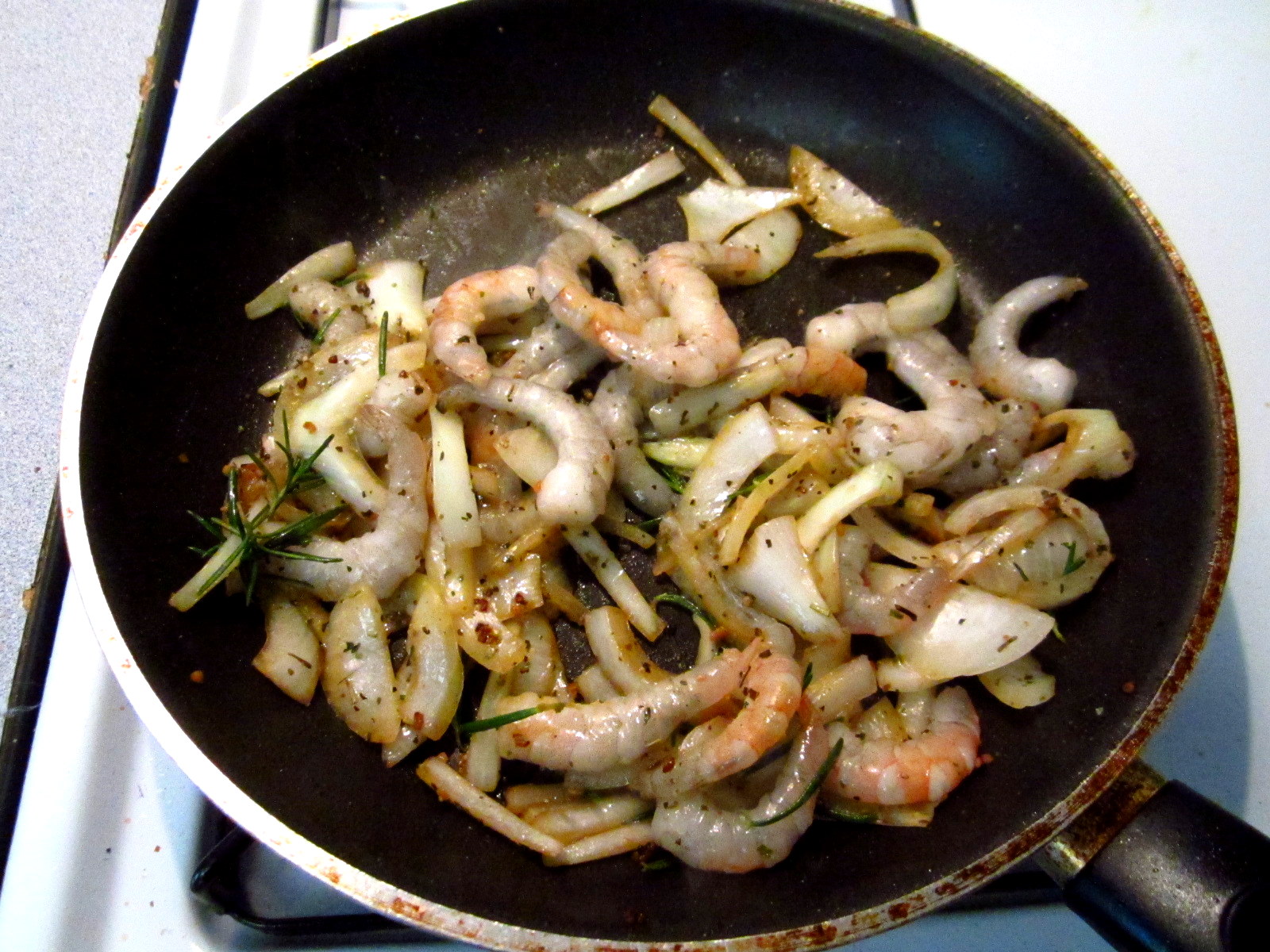 The Curious Lark Rosemary Shrimp Kale Spaghetti Squash Recipe!