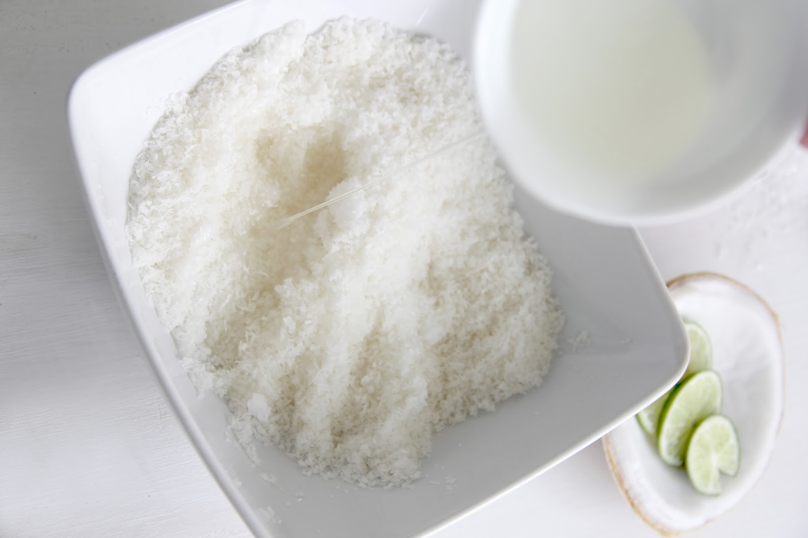 Fashion Gourmet Homemade coconut & lime body scrub