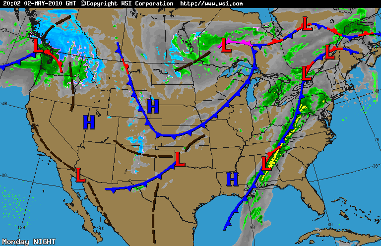 frontal systems in a us doppler radar frontal systems in a us doppler radar