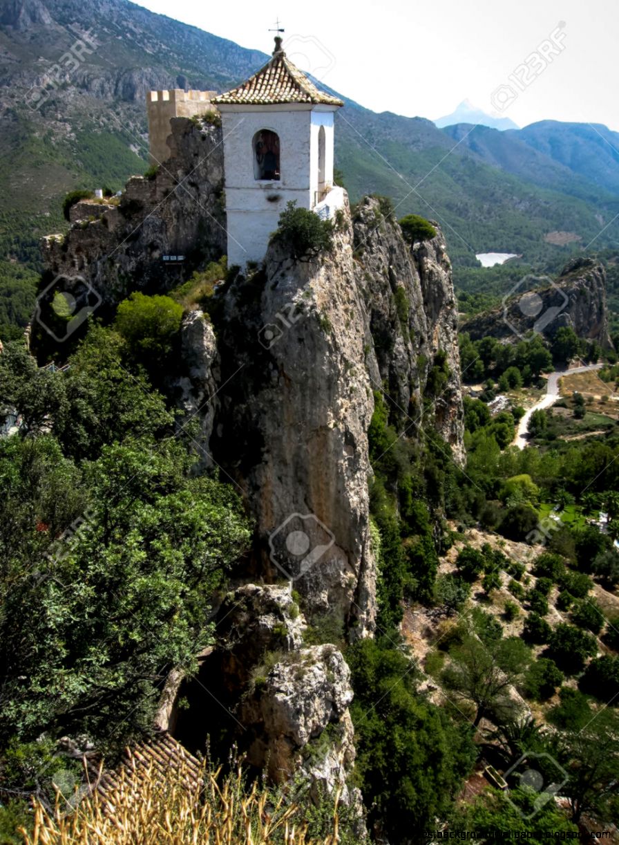 Scenic Mountains And Churches At Guadalest Valencia Y Murcia Scenic Mountains And Churches At Guadalest Valencia Y Murcia