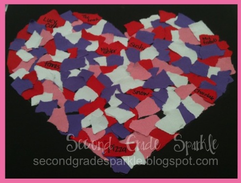 mosaic of my heart valentine art project katedanieled tear art