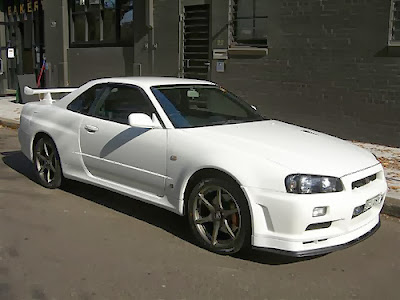 White R34 GTR