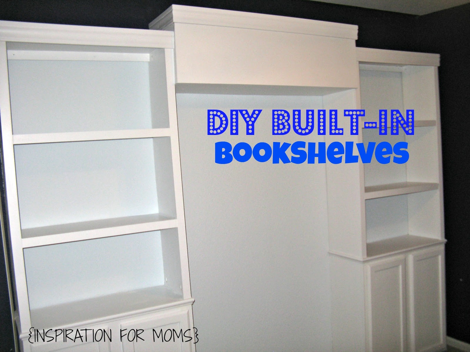 Build Your Own Builtin Bookshelves Inspiration For Moms