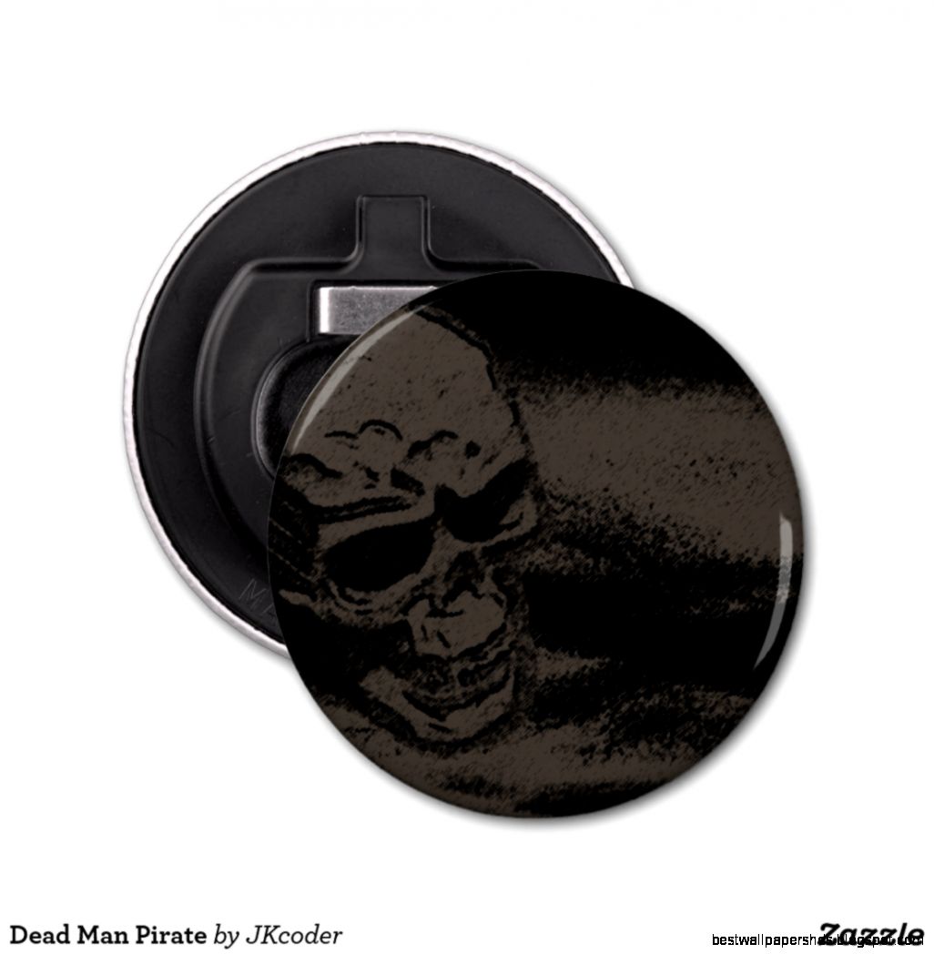 Dead Man Pirate Button Bottle Opener Zazzle Dead Man Pirate Button Bottle Opener Zazzle