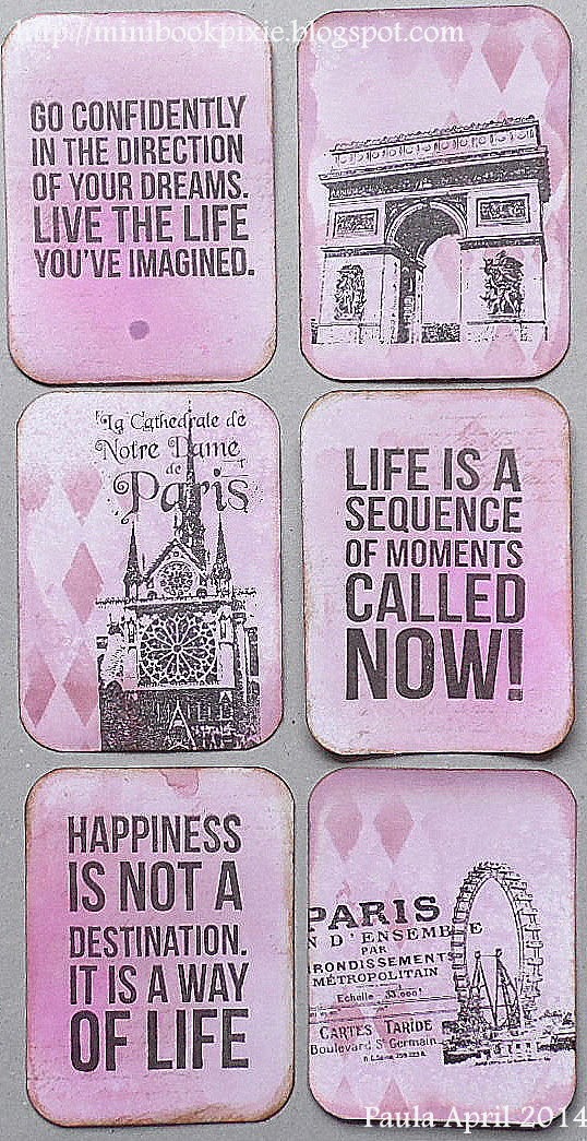 Mini Book Pixie Vintage Journey A Little bit French