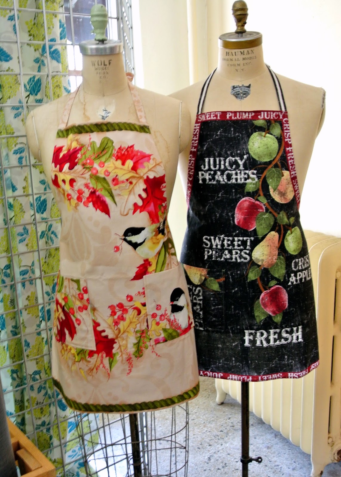 Treadle Yard Goods Apron Panels