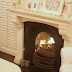 Fire Place with lights / Open haard met lichtjes