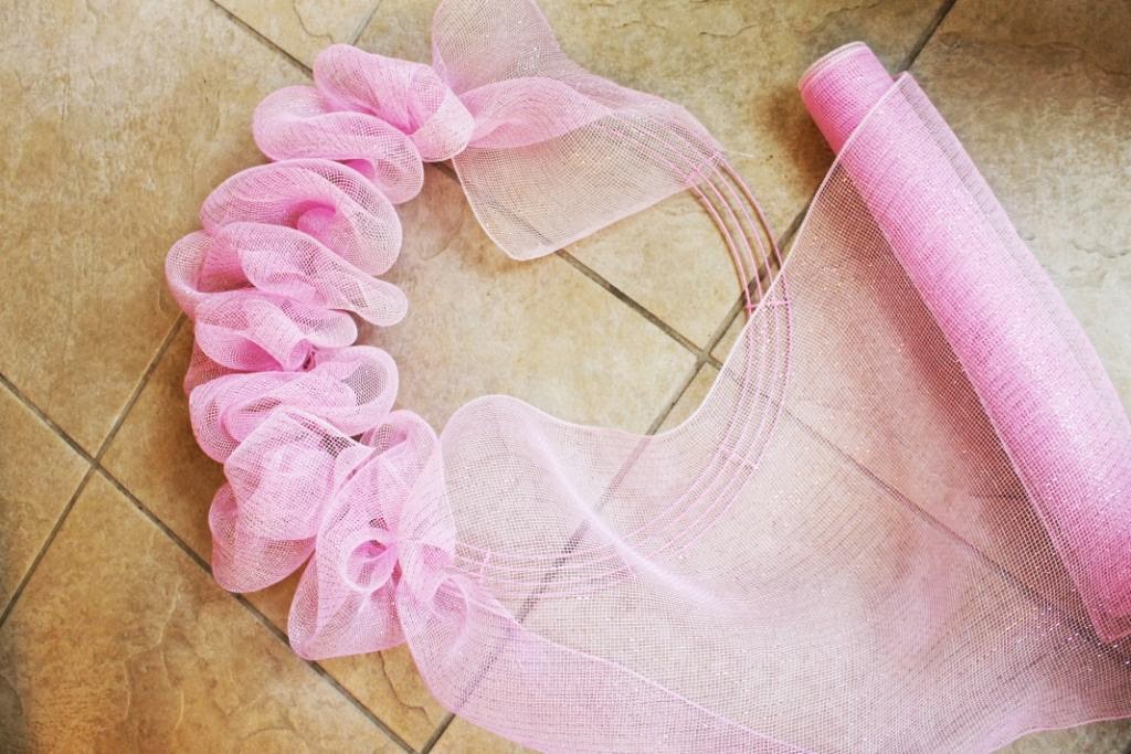 How To Make A Deco Mesh Ruffle Wreath Miss Kopy Kat