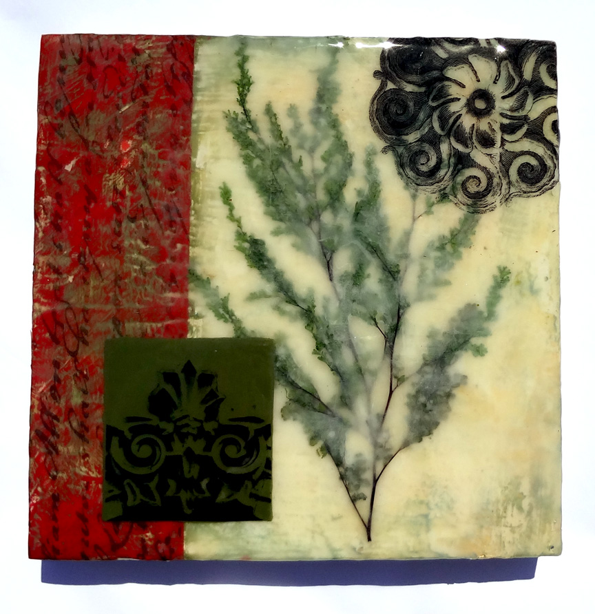 Resin Crafts Envirotex Lite Resin over Encaustic Collage Part Two