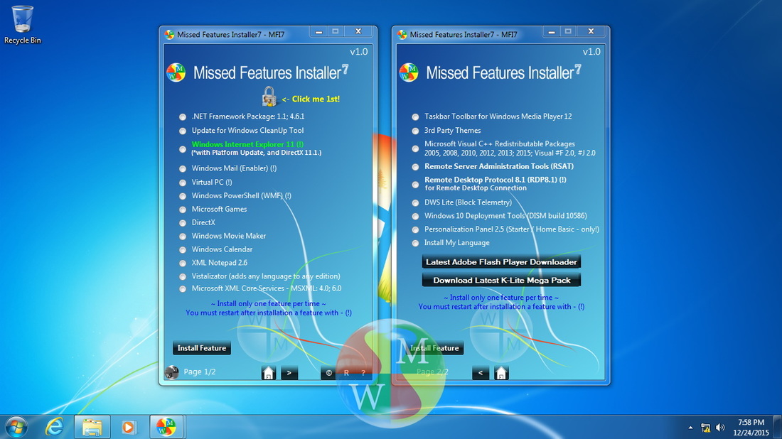 missed features installer 10 торрент
