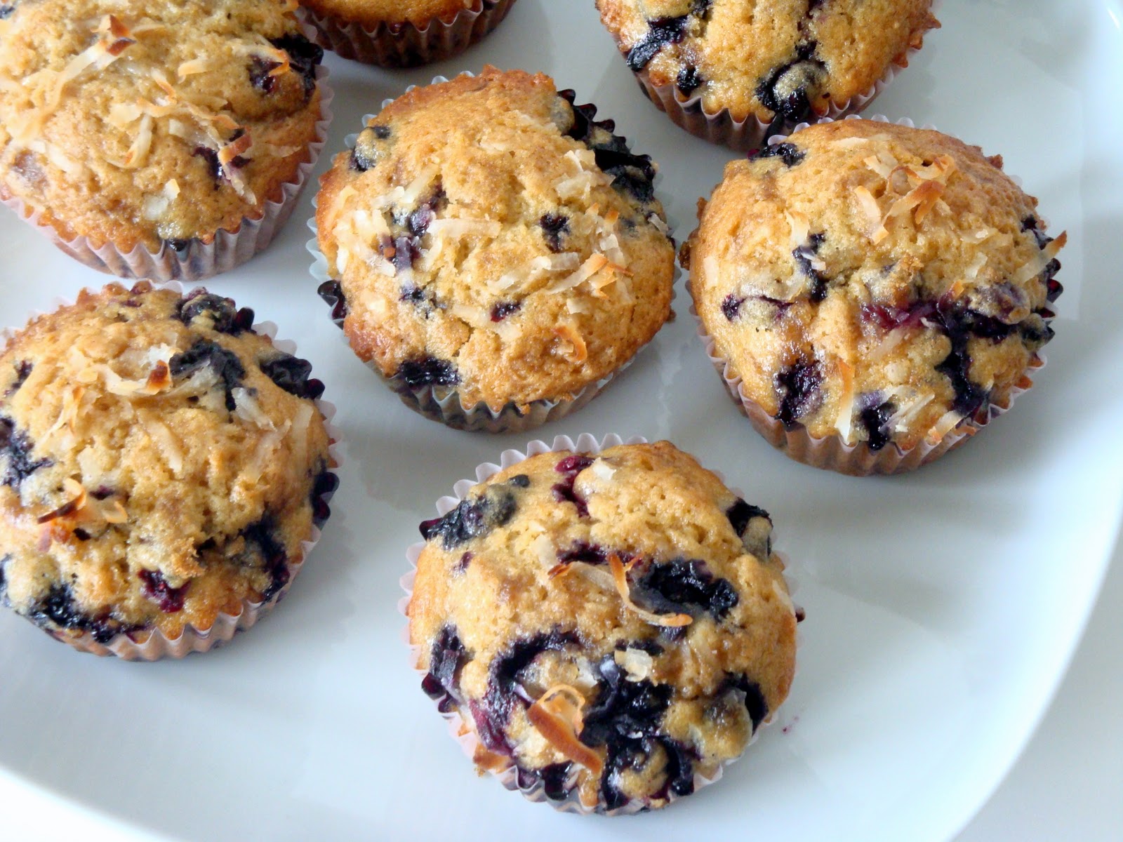 Brown Sugar Coconut Blueberry Muffins Alida's Kitchen