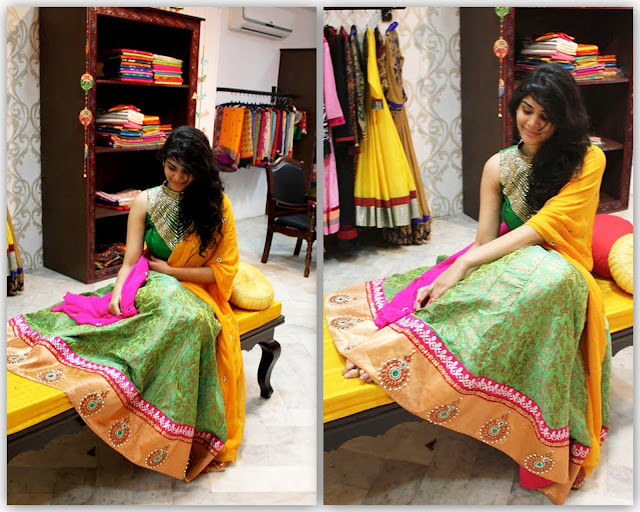 A perfect example of kundanapu Bomma. Achamaina Telugu vadhuvu in