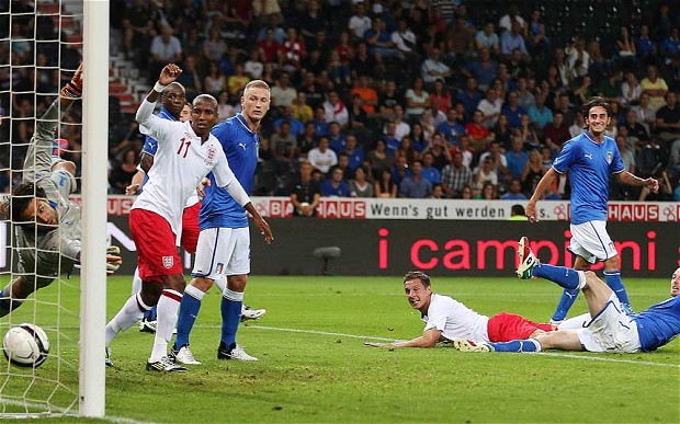 Hasil skor pertandingan Inggris vs Italia - 16 Agustus 2012