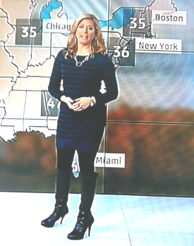 THE APPRECIATION OF BOOTED NEWS WOMEN BLOG The Weather Channel's