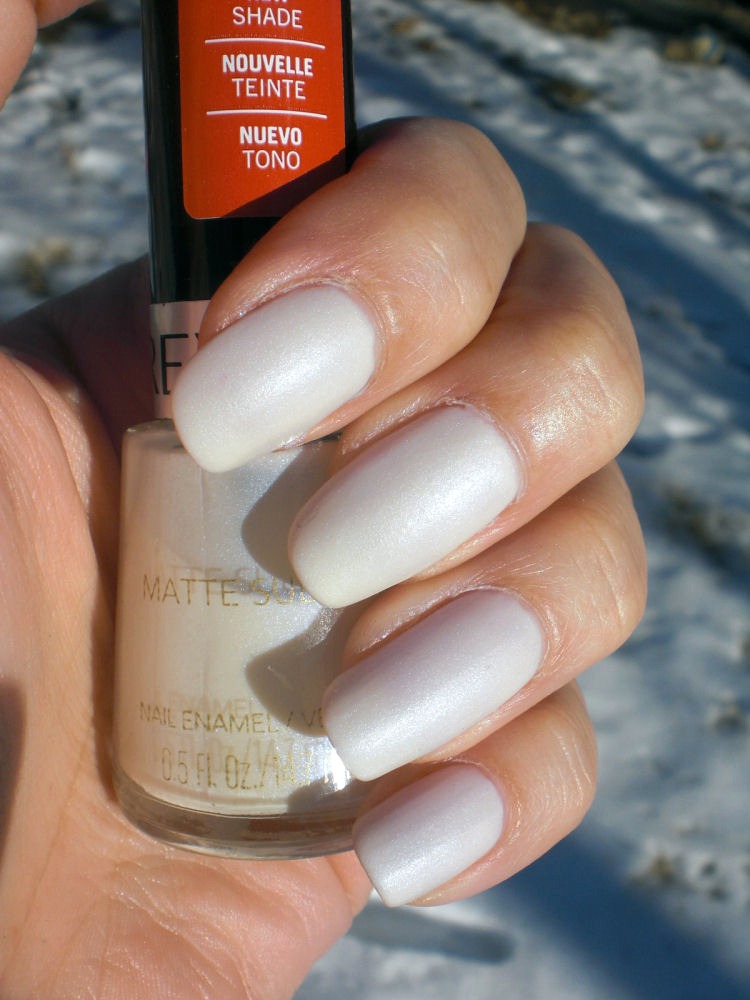 Concrete and Nail Polish Revlon Powder Puff