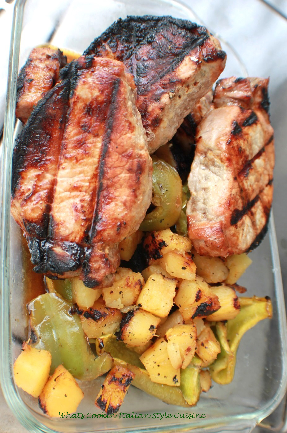 Grilled Hawaiian Pork Chop Recipe What's Cookin' Italian Style Cuisine