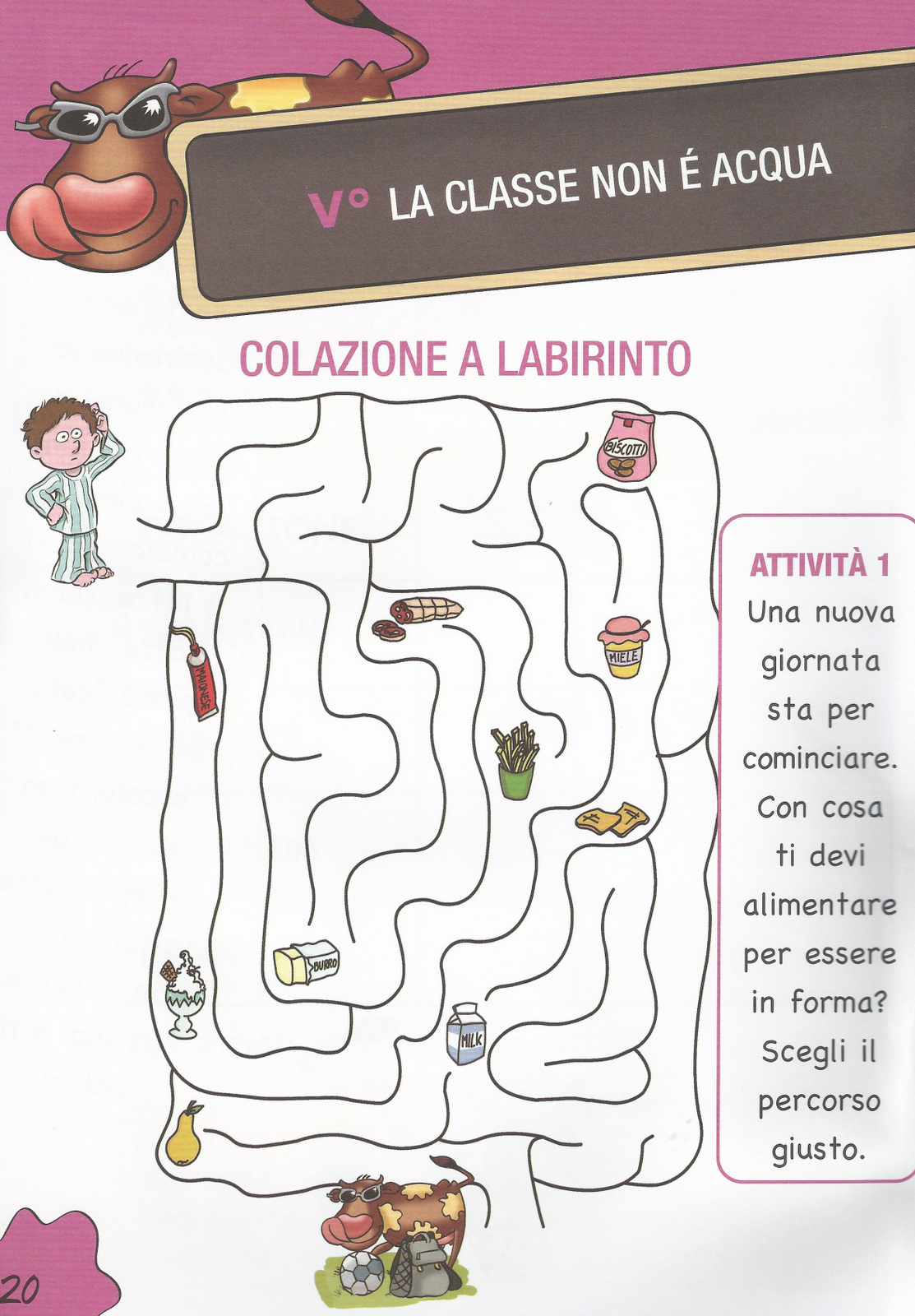 Giochiecolori It Maestro Fabio Progetto Di Educazione Alimentare Scuola Primaria 24 Schede Con Giochi Indovinelli Enigmistica