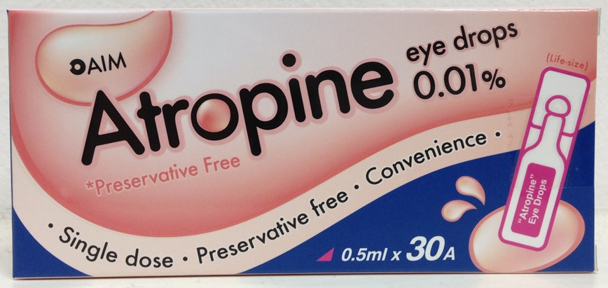 how to dilute atropine eye drops