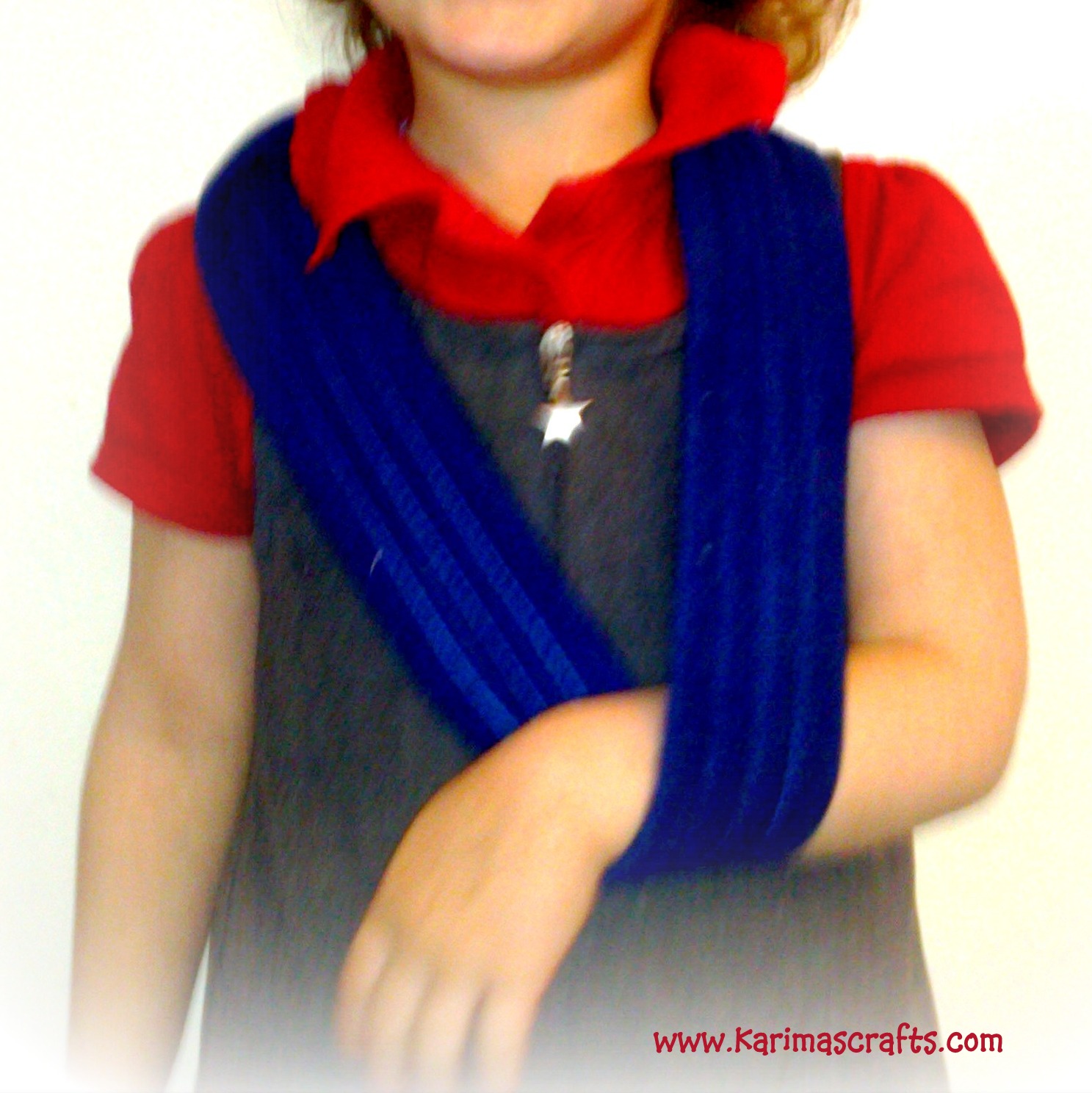 Karima's Crafts Child's Arm Sling Upcycling