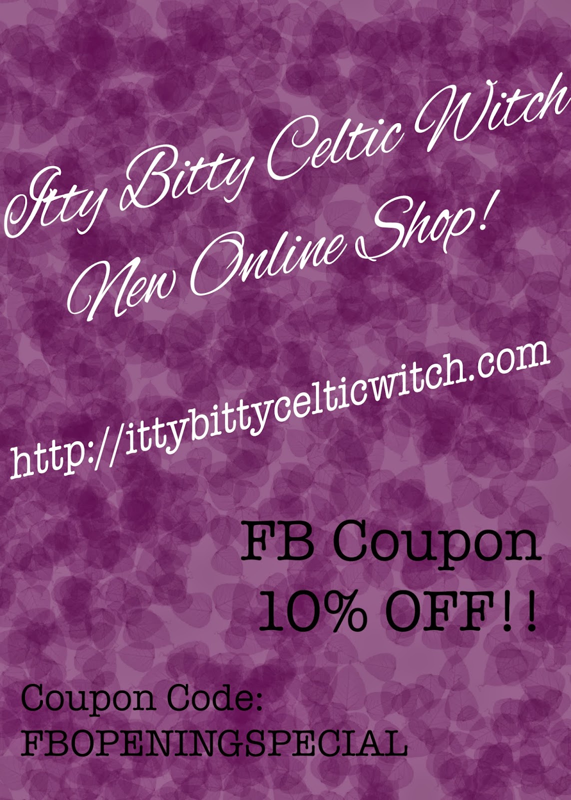 Itty Bitty Celtic Witch New Itty Bitty Celtic Witch Shop