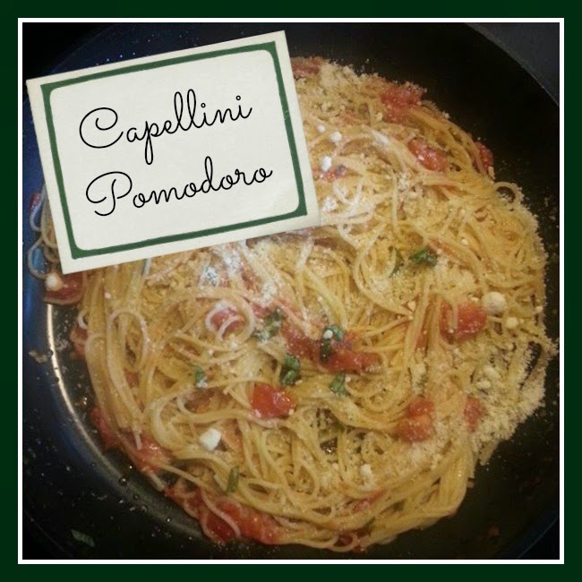 Tasty Tuesdays Capellini Pomodoro Mommy's Block Party