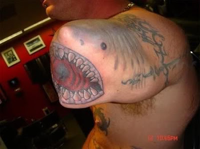 3D Shark Tattoo