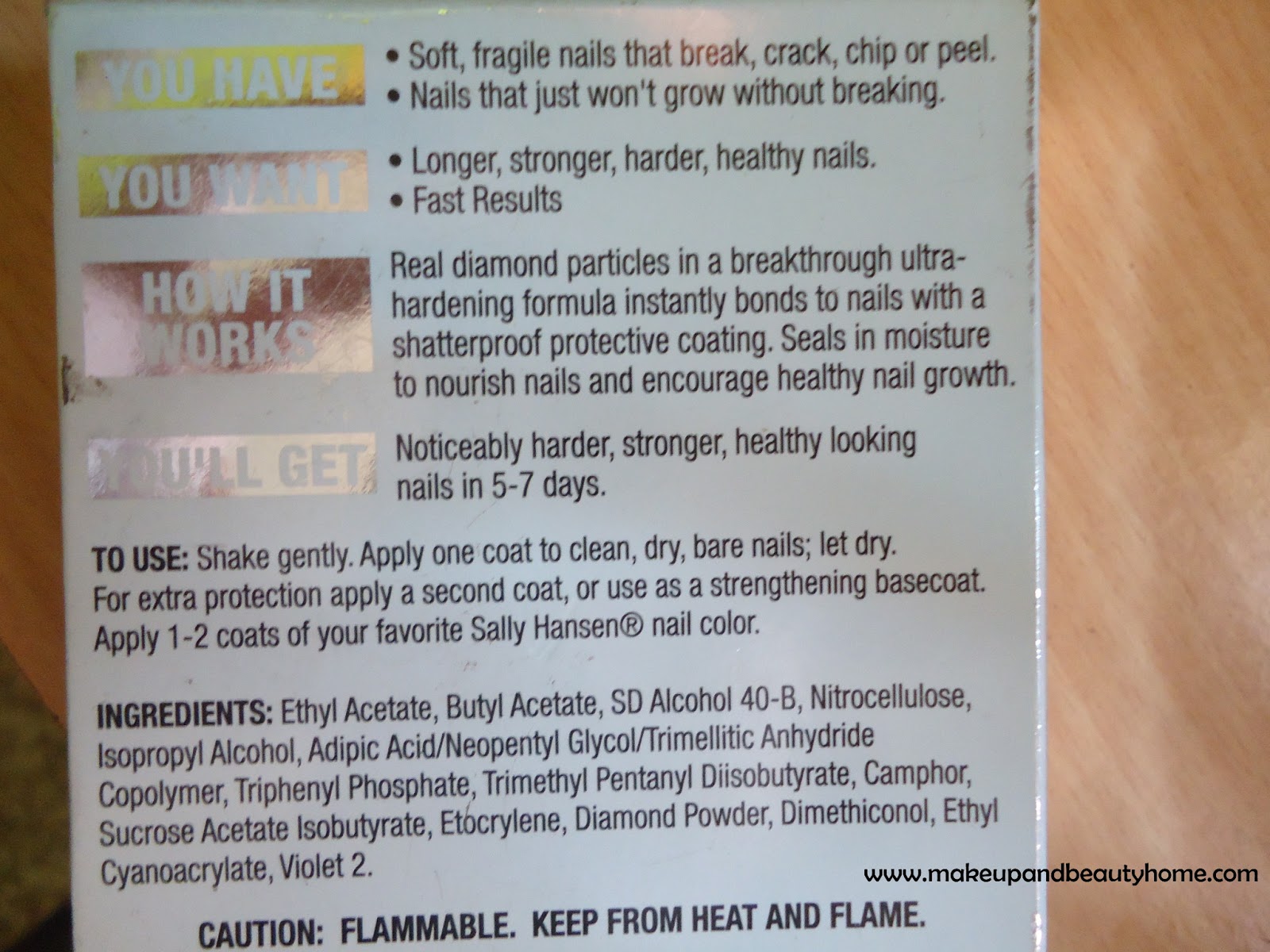 Sally Hansen Diamond Strength Instant Nail Hardener Review