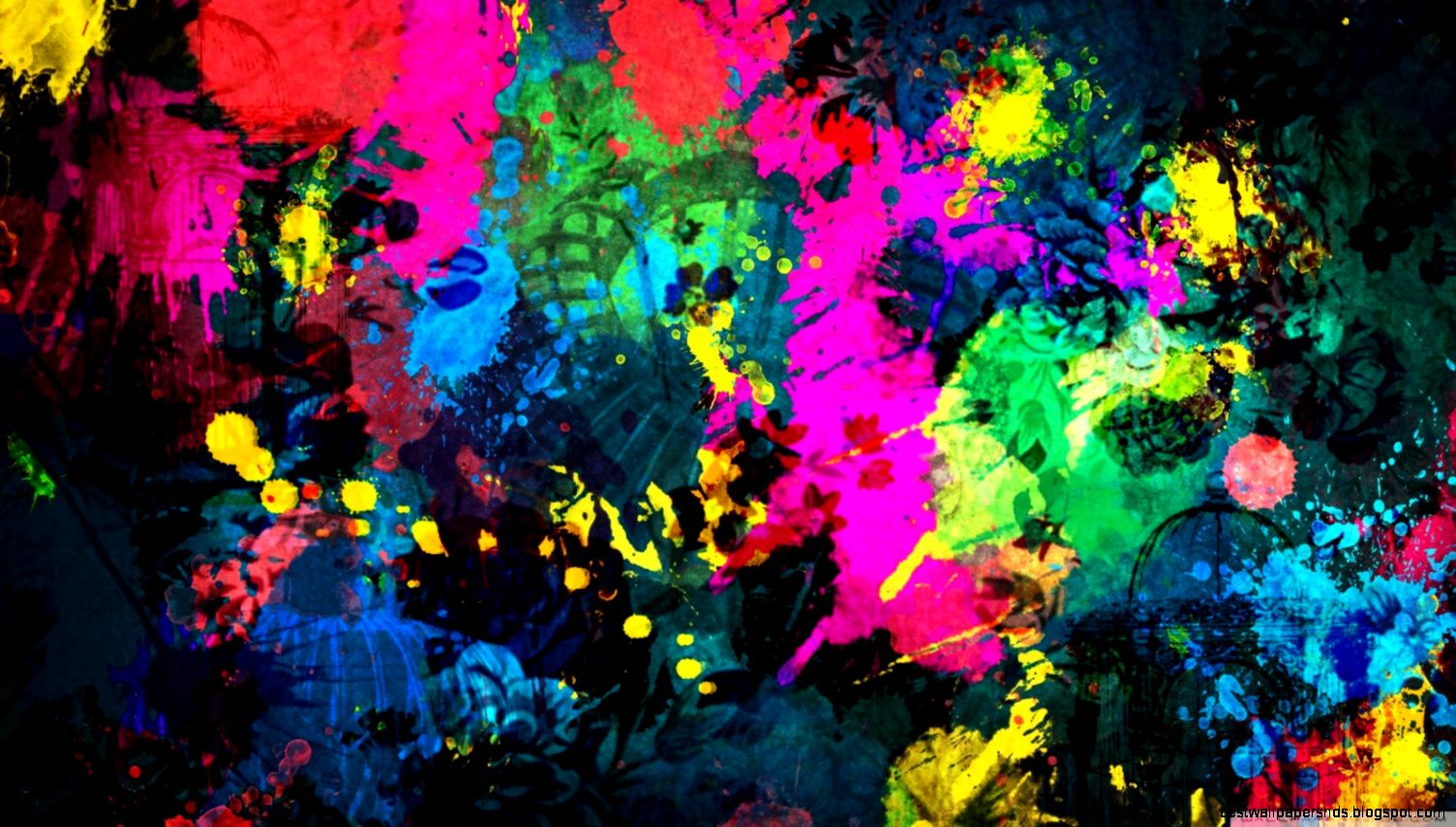 Colorful Paint Splatter HD desktop wallpaper High Definition Colorful Paint Splatter HD desktop wallpaper High Definition